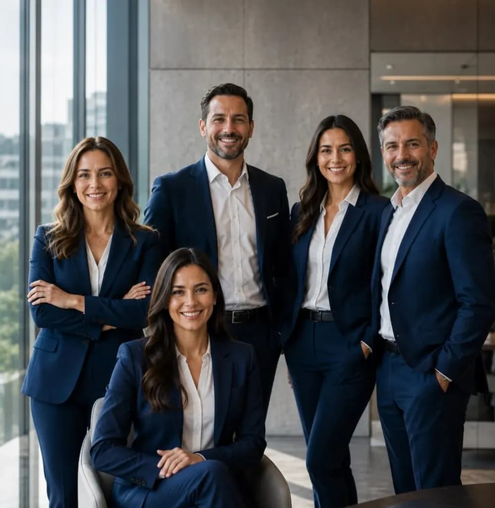 A research team reviewing fixed-income evidence together in an office