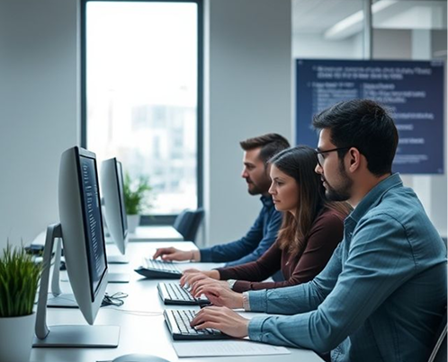 Talvrin research team working with market data